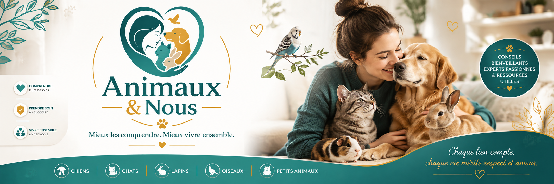 Couverture de Animaux & Nous